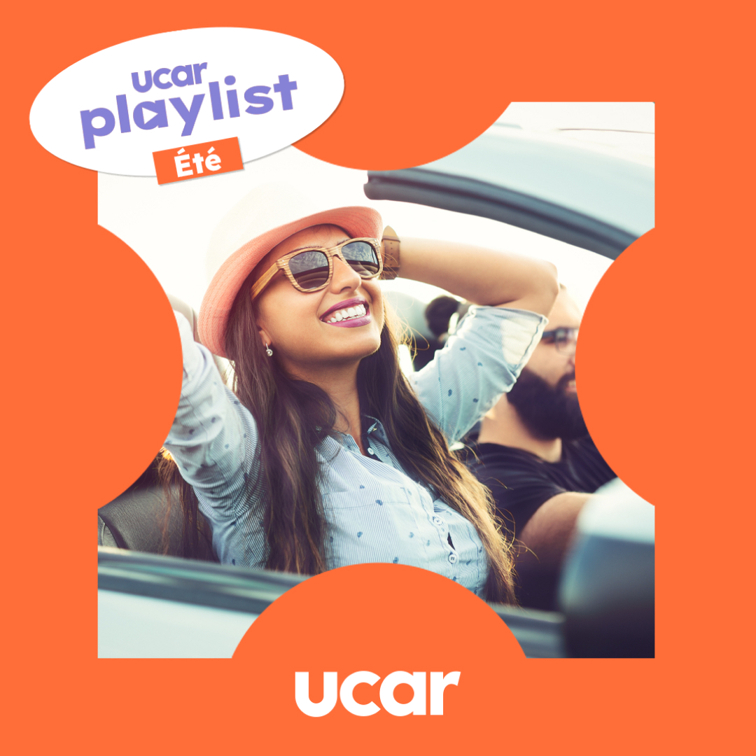 Design d'interface pour une playlist musicale "Road Trip" par Ucar, Partie 1. Visuel créatif pour les réseaux sociaux axé sur l'expérience client.